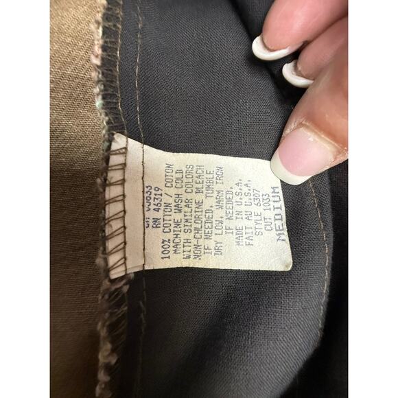 "GOTCHA COVERED" Aztec Print Denim Jean Jacket Womens SZ M VTG Cowgirl Rodeo - Picture 10 of 12